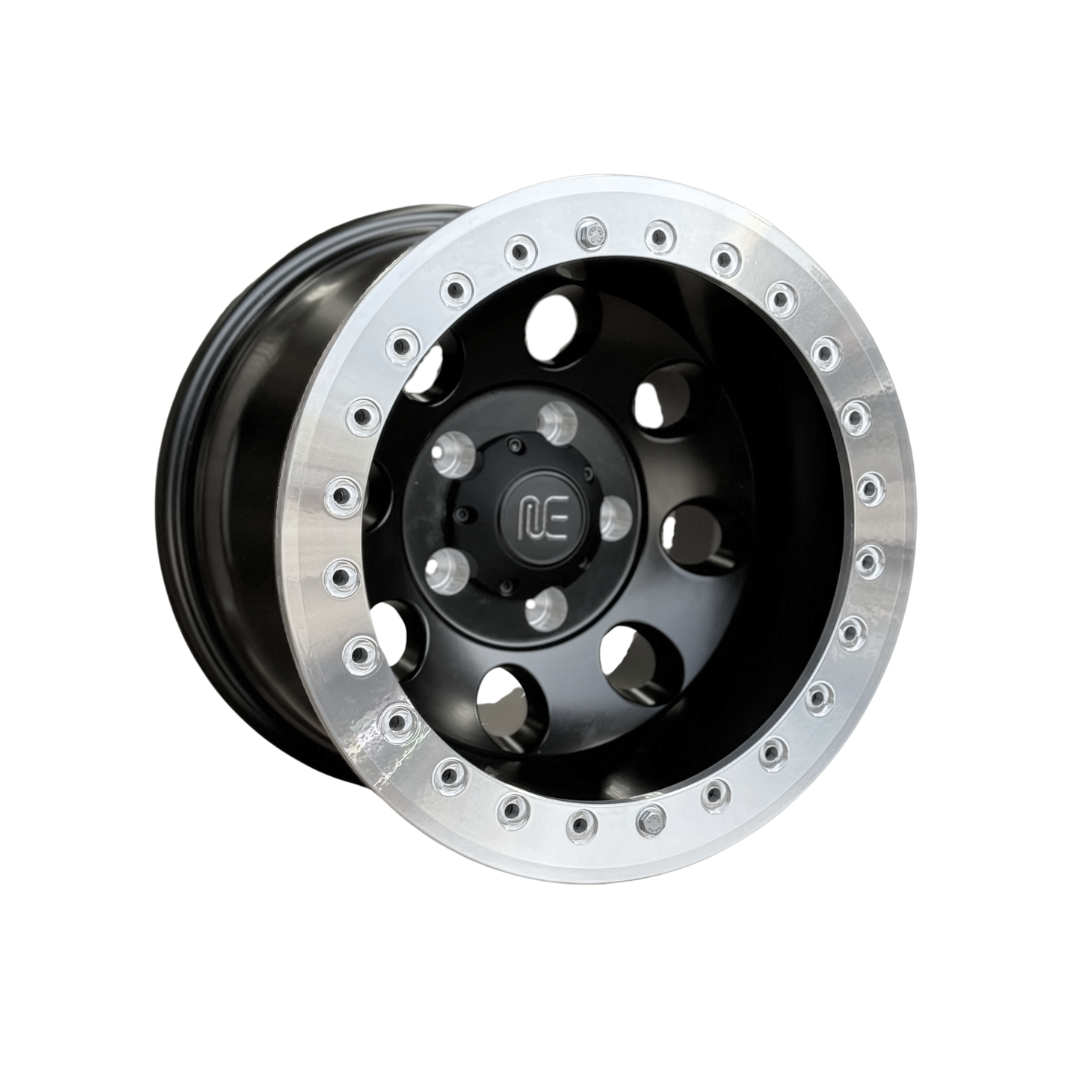 4 Llantas RMC 803 BEADLOCK 15X10 - 5X127 Satin black / Aluminio ET-44