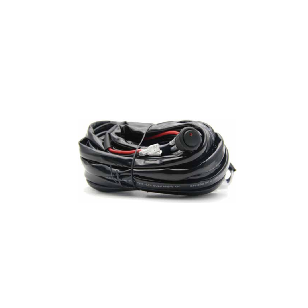 Ramal relé y botón barra LED MOAB