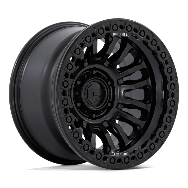 4 Llantas RINCON FC857 17X9 MATTE BLACK 8X165 - Fuel