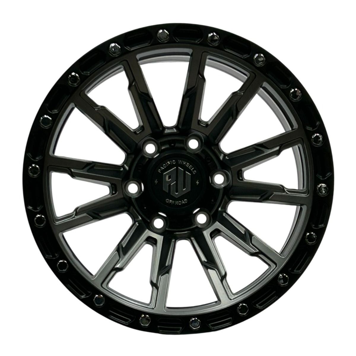 Llanta Pacific Wheels TRIGGER 17x9 ET0 6x139 — MGy-LB-CR