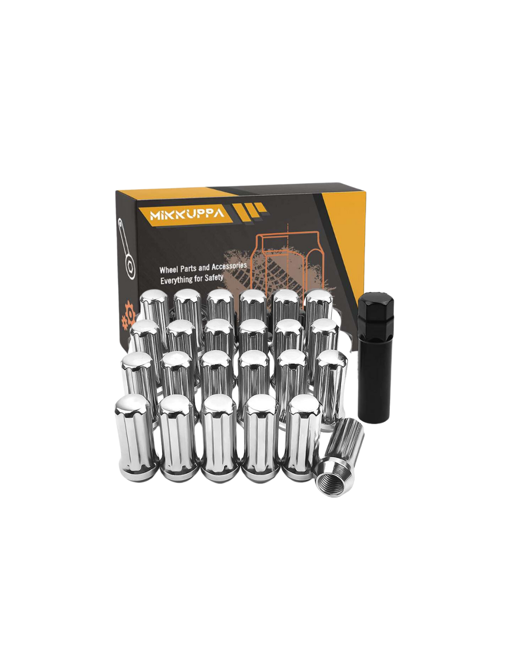 Kit tuercas de seguridad M14x1.5 Silver