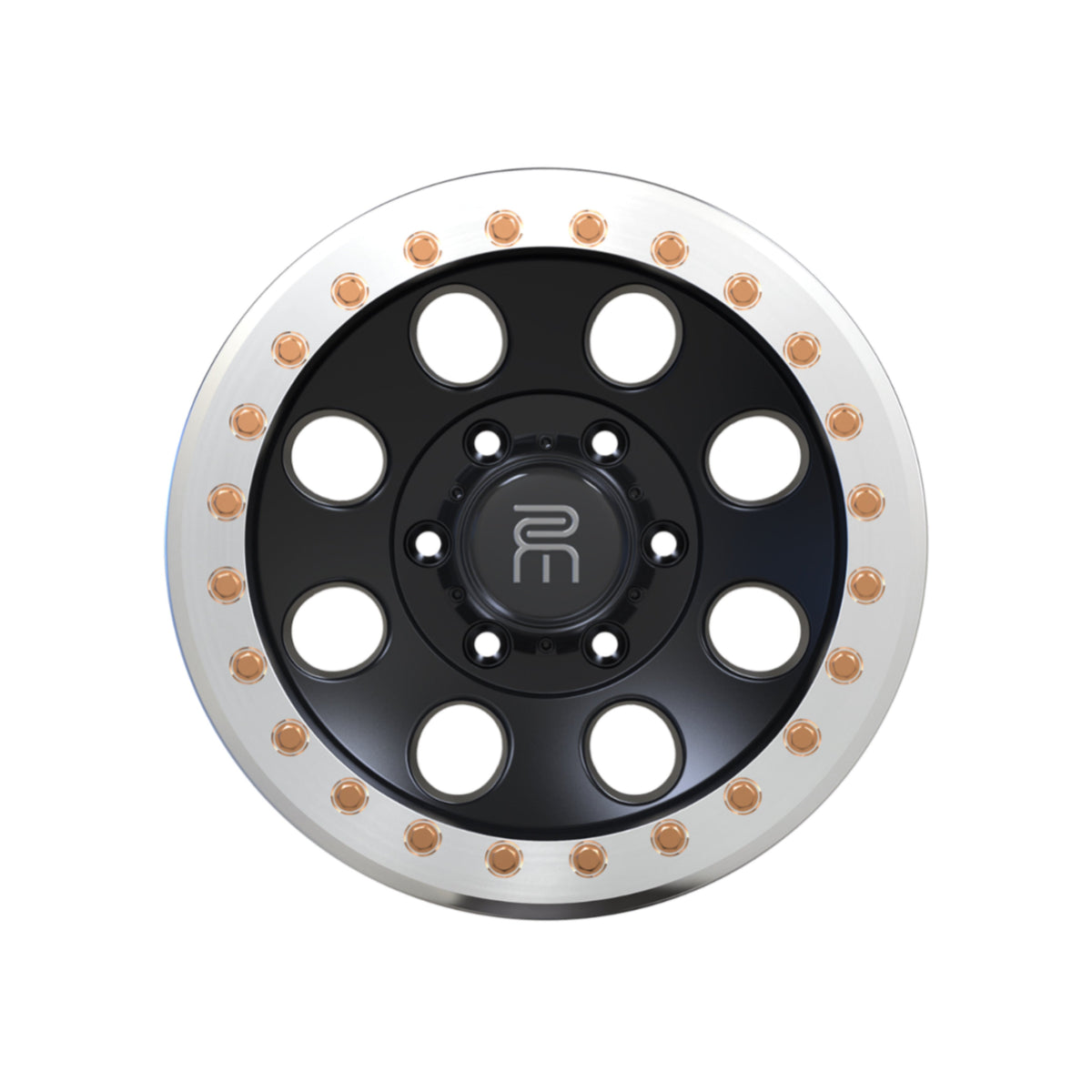 4 Llantas RMC 803 BEADLOCK 15X10 - 5X139,7 Satin black / Aluminio ET-44