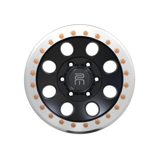 4 Llantas RMC 803 BEADLOCK 15X10 - 5X139,7 Satin black / Aluminio ET-44
