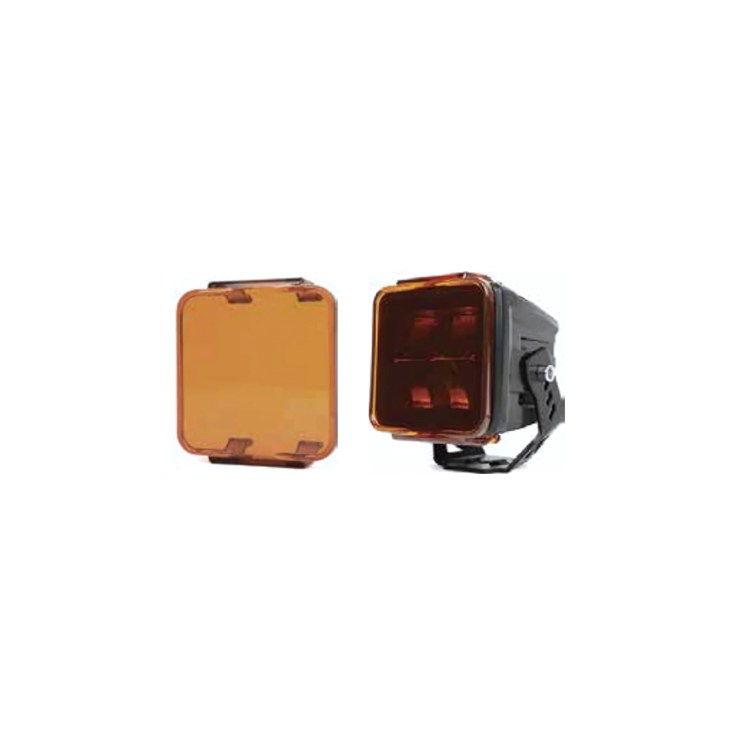 Tapas protectoras Ambar focos LED 3" MOAB