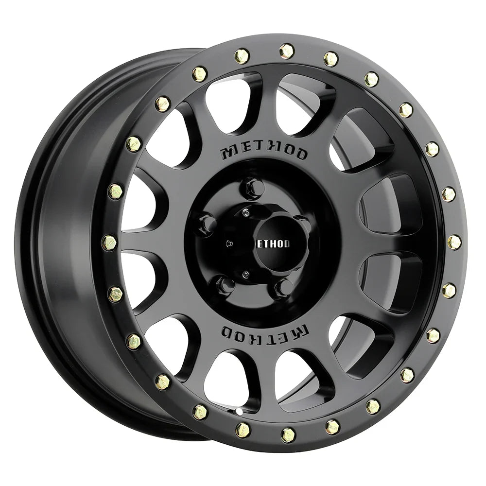 4 Llantas Method MR305 Matte Black 17x8.5 6x135 ET+0