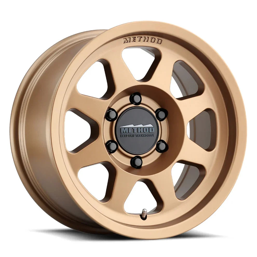 4 Llantas Method MR701 BeadGrip Bronze (17x9" 6x139,7)