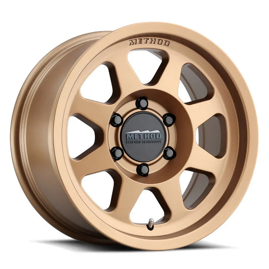 4 Llantas Method MR701 BeadGrip Bronze (17x9" 6x139,7)