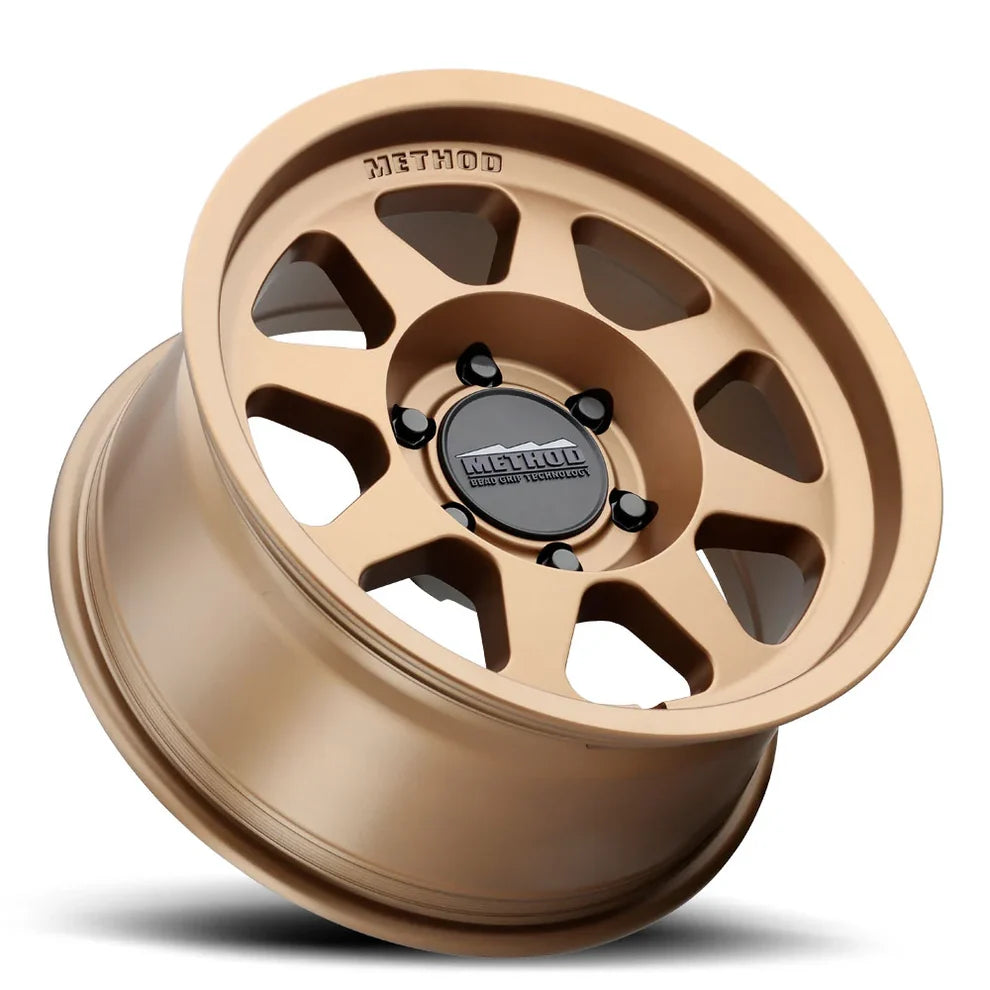 4 Llantas Method MR701 BeadGrip Bronze (17x9" 6x139,7)