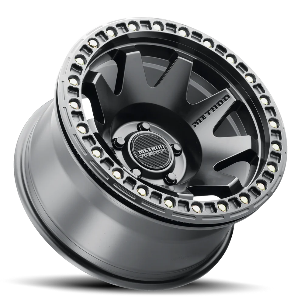 4 Llantas Method MR108 Beadlock Matte Black (17x9 5x127)
