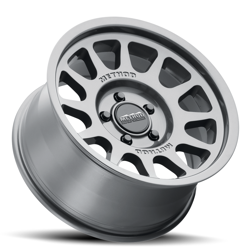 4 Llantas Method MR703 Gloss Titanium Beadgrip 17x9 5x127 ET-12