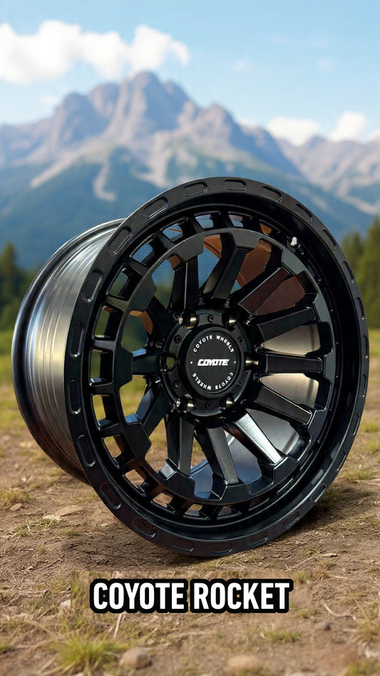 4 Llantas Coyote Wheels Rocket (Aro 17×9 6×139) Offset 0