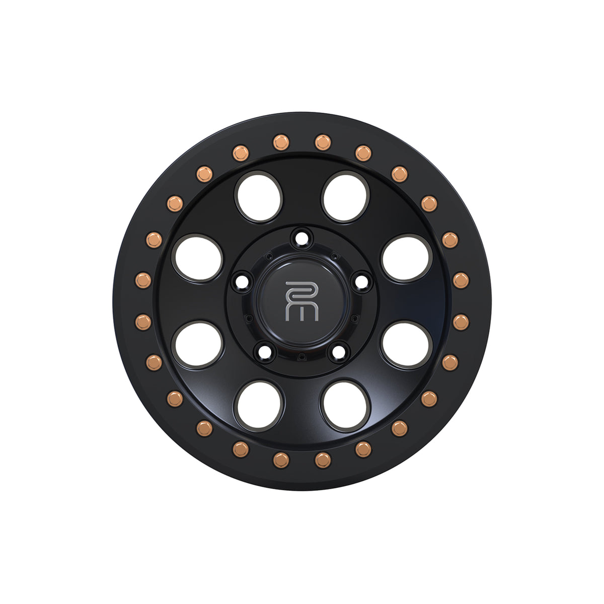 4 Llantas RMC 803 BEADLOCK 15X10 - 5X127 Satin black ET-44
