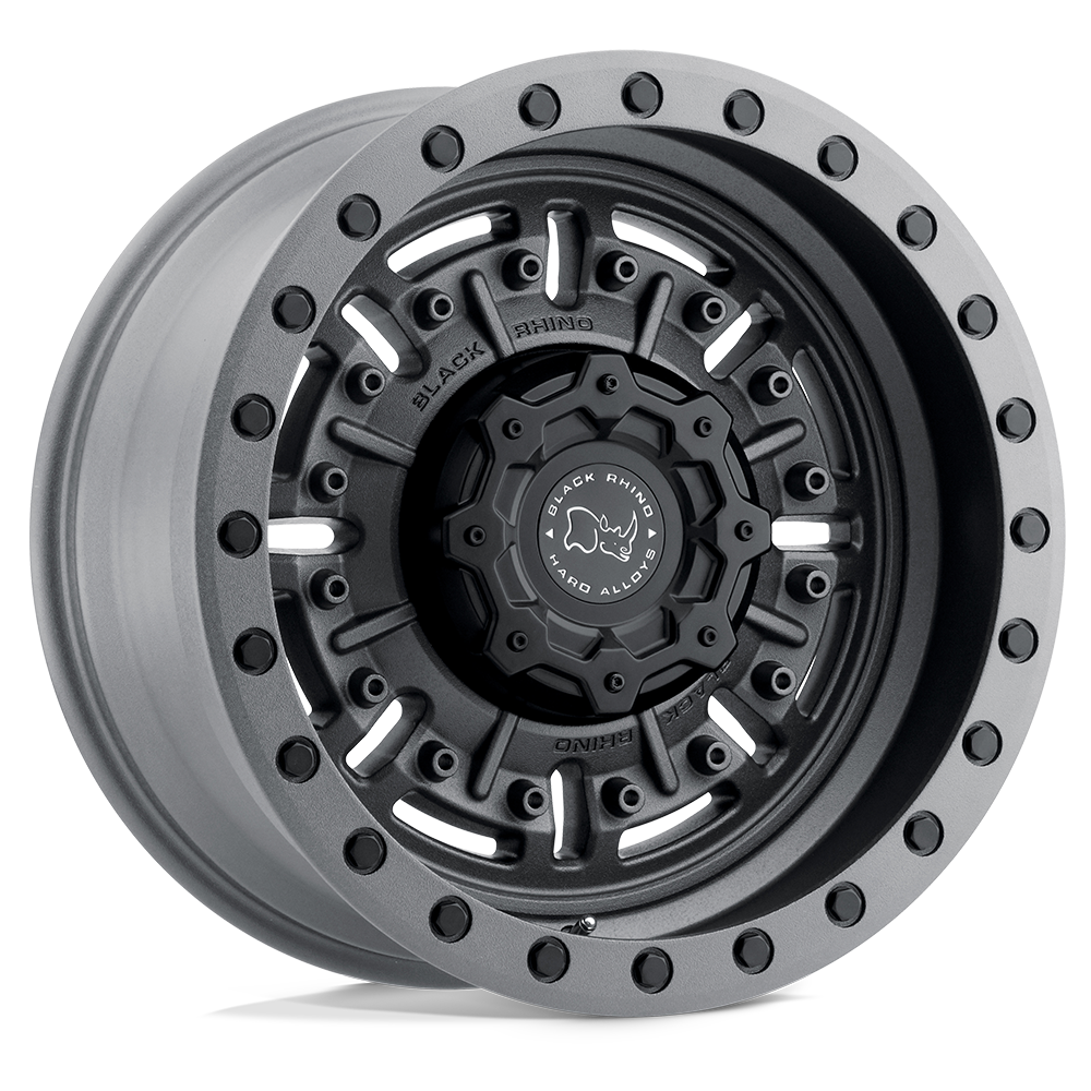 4 Llantas Black Rhino Abrams Matte Black (17x8.5" 6x139,7)