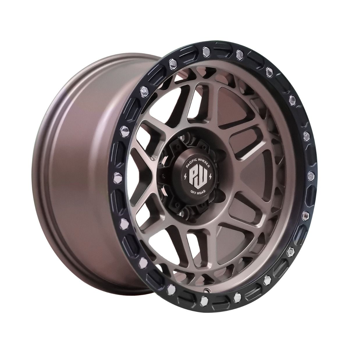 Llanta Pacific Wheels BEAST 17x9 ET0 6x139 — MBRNZ-LB
