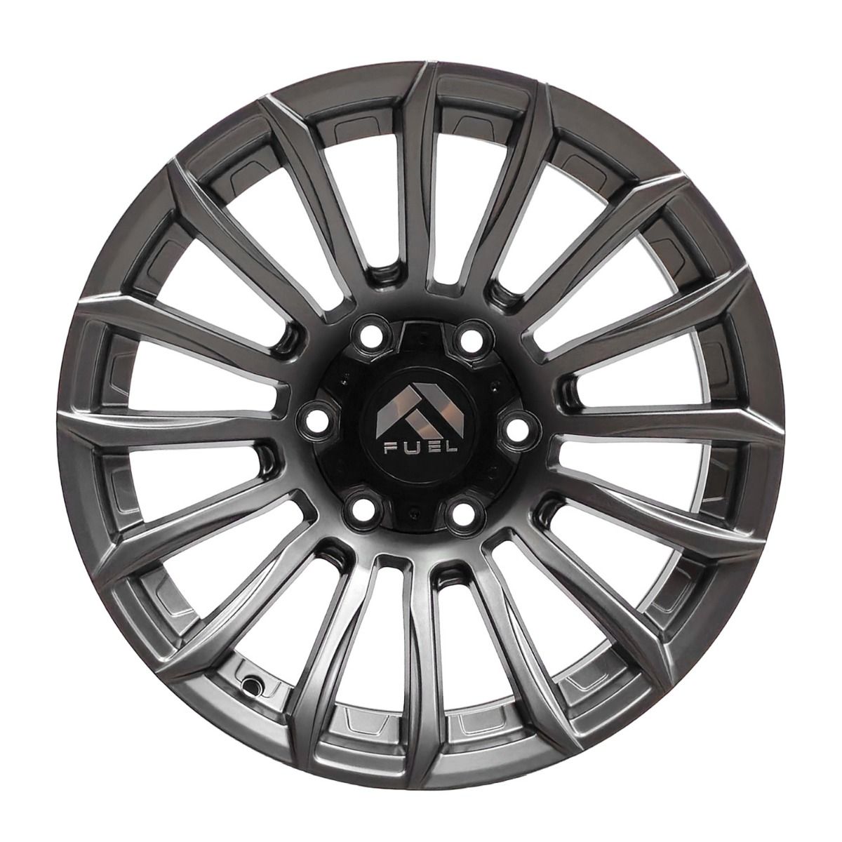 Llanta Pacific Wheels BLADE 17x9 ET0 6x139 — Gris gunmetal mate