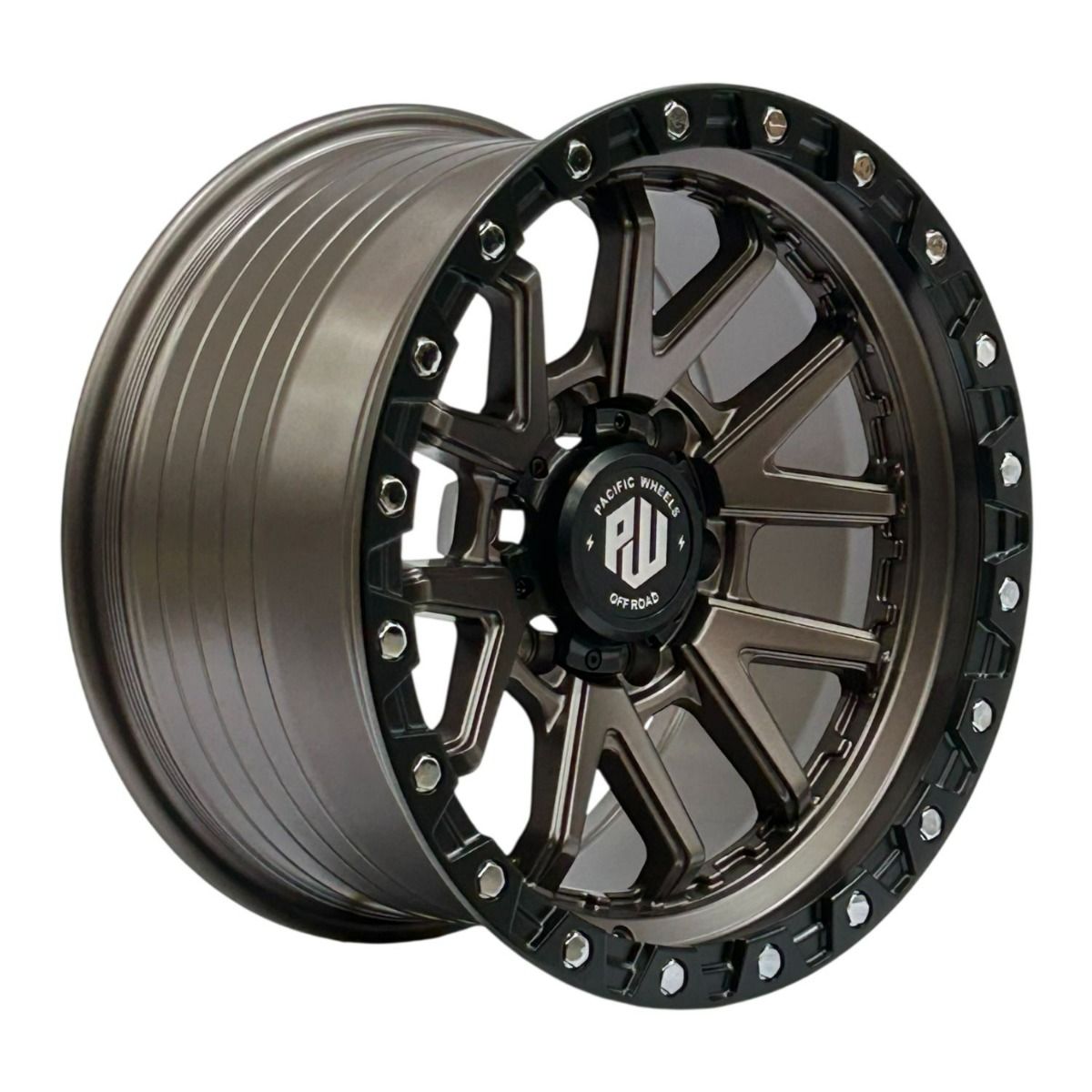 Llanta Pacific Wheels COBRA 17x9 ET0 6x139 — MBrnz-LB-CR