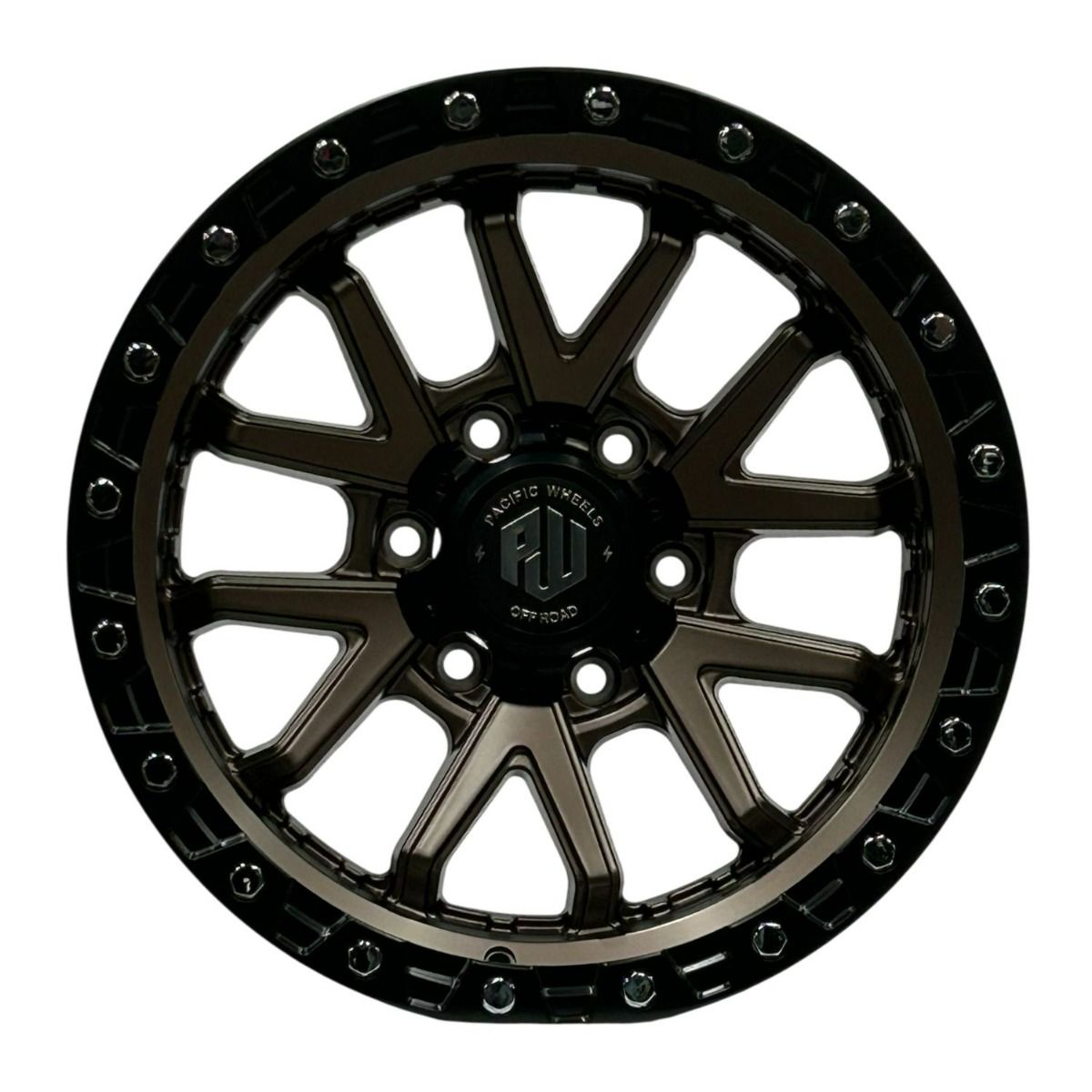 Llanta Pacific Wheels COBRA 17x9 ET0 6x139 — MBrnz-LB-CR