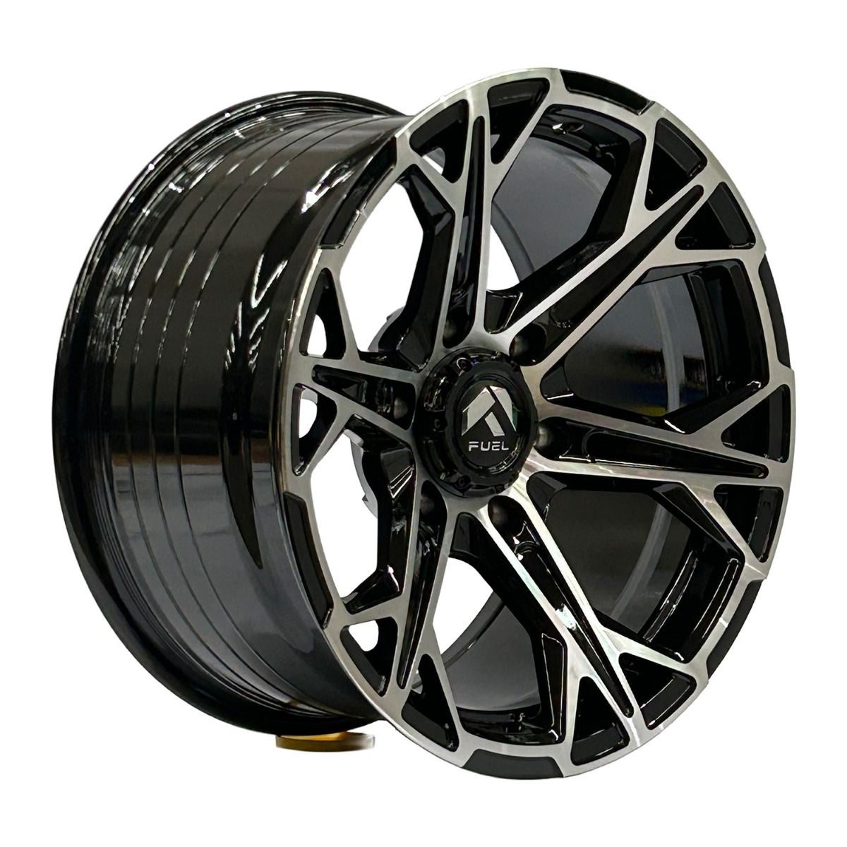 Llanta Pacific Wheels HAMMERHEAD 17x9 ET0 6x139 — Negro mecanizado