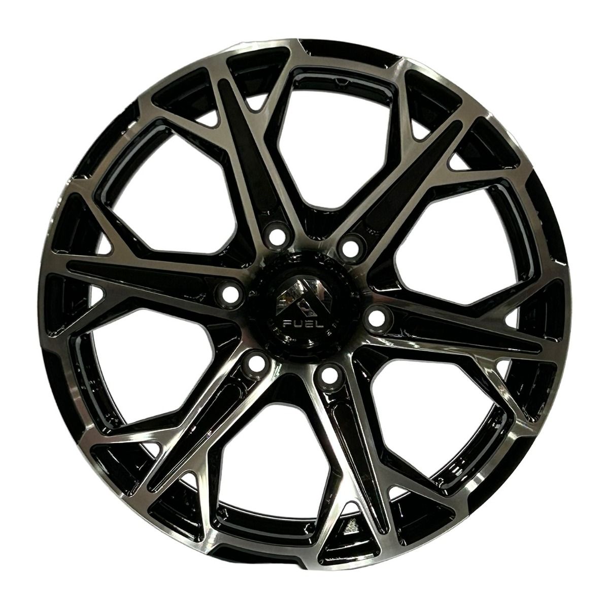 Llanta Pacific Wheels HAMMERHEAD 17x9 ET0 6x139 — Negro mecanizado