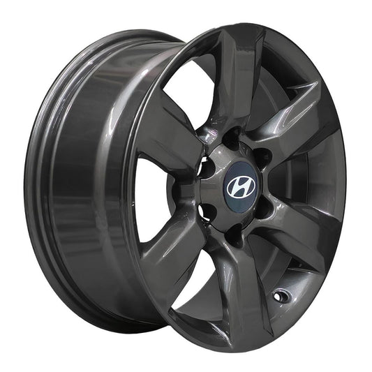 Llanta Pacific Wheels HYUNDAI6001 17x7.5 ET30 6x139 — Gris gunmetal