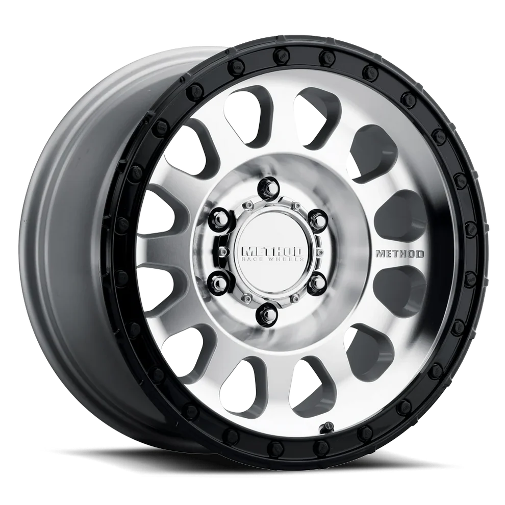 4 Llantas Method MR315 Machined & Gloss Black Lip (17x8.5 6x135)