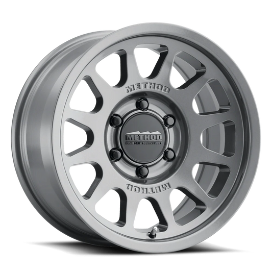 4 Llantas Method MR703 BeadGrip Gloss Titanium (17x9" 6x139,7)