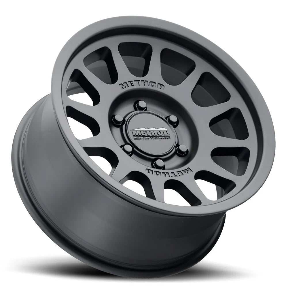4 Llantas Method MR703 BeadGrip Matte Black (17x9" 6x139,7)