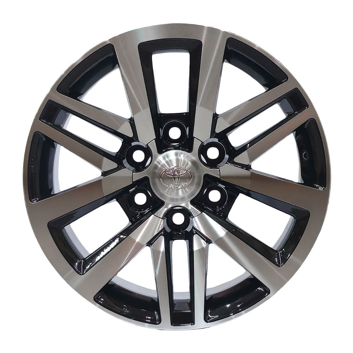 Llanta Pacific Wheels TOYO2016 17x9 ET25 6x139 — Negro mecanizado