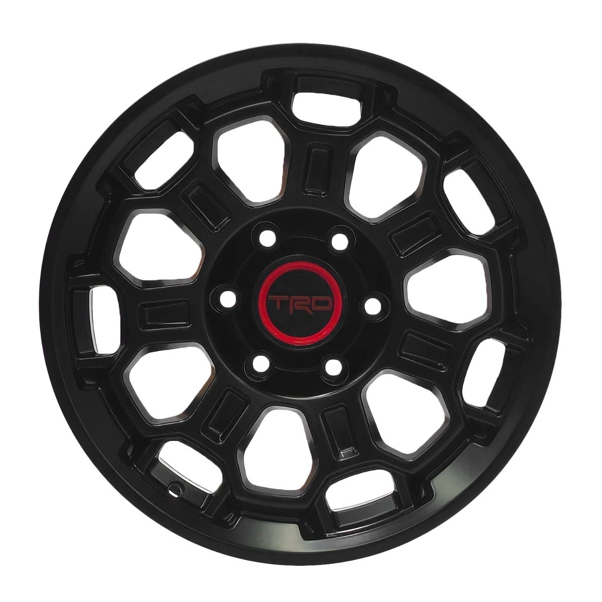 Llanta Pacific Wheels TRDFJ 17x8 ET5 6x139 — Negro mate