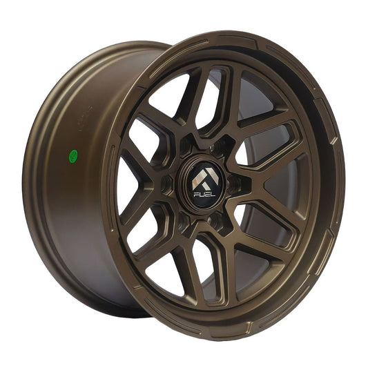 Llanta Pacific Wheels TURBINE 17x8.5 ET0 6x139 — Bronce mate