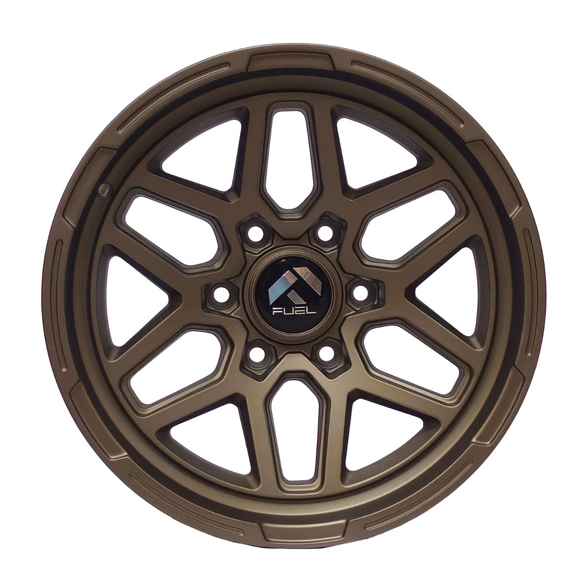 Llanta Pacific Wheels TURBINE 17x8.5 ET0 6x139 — Bronce mate