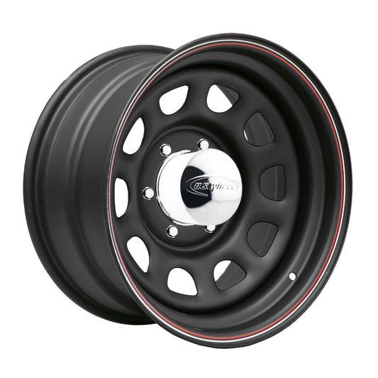 Llanta Pacific Wheels US-DAYTONA 17x8 ET0 6x139 — MB-W/W&REDLn