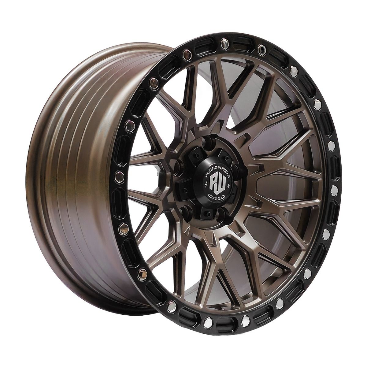 Llanta Pacific Wheels WOLF 17x8.5 ET20 6x139 — MBrnz-LMB-CR